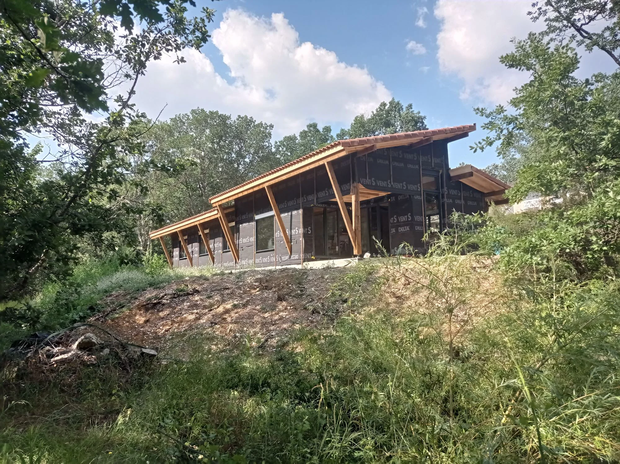 Habitat sain et écologique en bois - Finitions